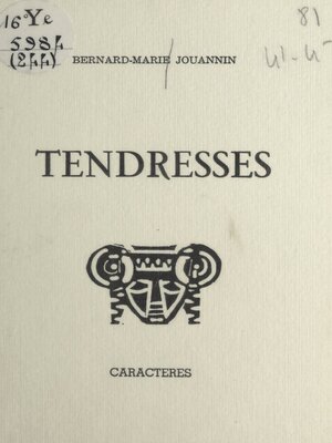 cover image of Tendresses